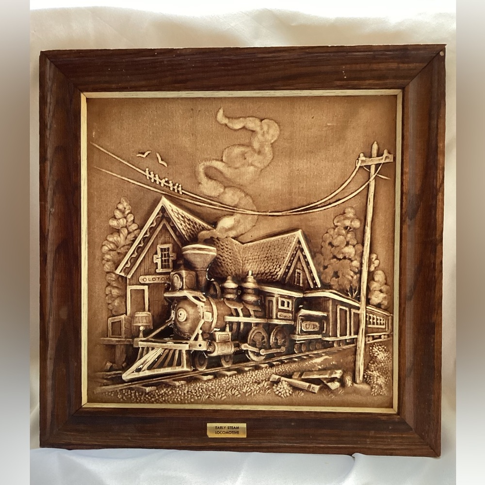 Vintage Early Steam Locomotive BlowMold 3D picture by Miller Studio